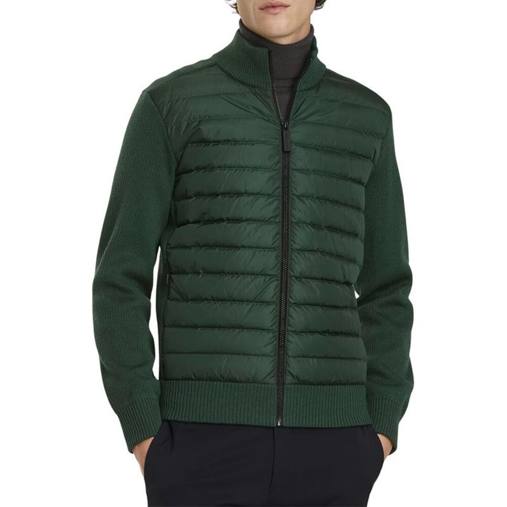 Canada Goose Mens  Hybridge Wool Knit Jacket, Green